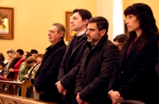 El intendente Omar Félix acompañó las celebraciones por el día de San Rafael Arcángel en la Catedral